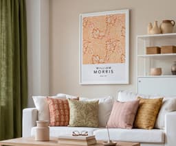 William Morris Wall Art Print, Botanical Apple Pattern 1877, Terracotta Decor, Cottagecore Farmhouse Orange Theme, Giclée Print 10