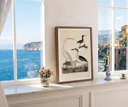 Heron Wall Art Print, Alexander Wilson, Vintage, Living Room, Fine Art Print, Tropical Decor, Bird Illustration 8