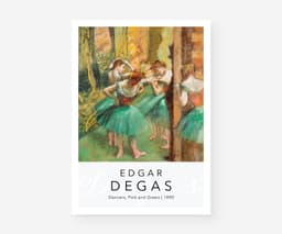Ballet Wall Art Print, Degas Dancers Pink and Green 1890, Impressionist Dance Decor, Bedroom Art, Girls Room Decor, Giclée Fine Art Print 1