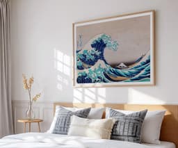 The Great Wave Print, Hokusai Japanese Wall Art, Ocean Coastal Decor, Iconic Blue Art, Ukiyo-e Fine Art, New Home Gift 7