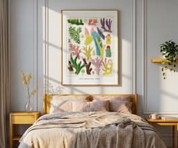 Vintage Coral Wall Art Print, William Saville-Kent, Colourful Marine Decor, Coastal, Fine Art Print, Gallery Wall Art 10