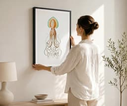 Squid Wall Art Print, Vintage Ernst Haeckel Illustration, Ocean Marine Decor, Coastal Wall Art, Bathroom Art, Giclée Fine Art Print 2