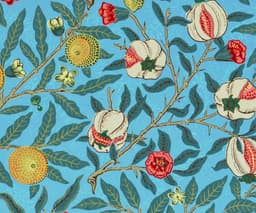 William Morris Wall Art Print, Four Fruits Blue Pattern 1862, Botanical Teal Decor, Arts and Crafts Floral Art, Giclée Fine Art Print 2