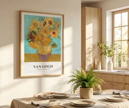 Sunflowers Wall Art Print, Van Gogh Poster, Floral Decor Ideas, Giclée Print 6