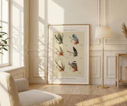 Fishing Fly Art Print, Lake Flies Mary Orvis Marbury 1892, Vintage Angling Wall Art, Study Decor, Sporting Gift, Giclée Fine Art Print 5