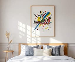 Abstract Art Print, Kandinsky Small Worlds I 1922, Bauhaus Geometric Decor, Colourful Modern Home Decor, Housewarming Gift 6