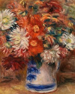 Floral Wall Art Print, Bouquet by Auguste Renoir 1919, Impressionist Flower Decor, Living Room Art, Romantic Decor, Giclée Fine Art Print 2