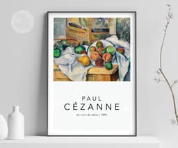 Paul Cézanne Still Life Print, Impressionist Exhibition Poster, Dining Room Wall Art 2
