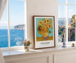 Sunflowers Wall Art Print, Van Gogh Poster, Floral Decor Ideas, Giclée Print 7