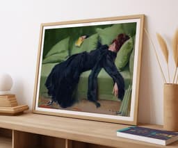 Ramon Casas Print: Decadent Woman After the Dance, Art Nouveau Print for Living Room, Housewarming gift made in the UK 3