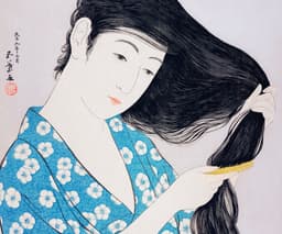 Japanese Wall Art Print, Goyō Hashiguchi, Vintage Wall Decor for Living Room 3