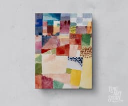 Paul Klee Abstract Art Print: Motif Hammamet Modernism Wall Art, Warm Earth Tones (Giclée) 6