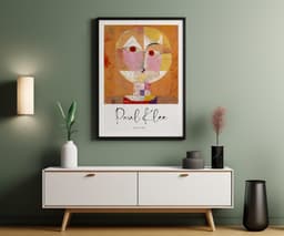 Abstract art print, paul klee senecio, boho terracotta wall art, modern home decor, housewarming gift 4