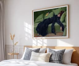 Ramon Casas Print: Decadent Woman After the Dance, Art Nouveau Print for Living Room, Housewarming gift made in the UK 10