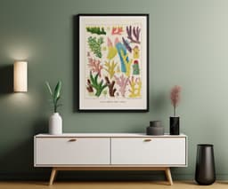 Vintage Coral Wall Art Print, William Saville-Kent, Colourful Marine Decor, Coastal, Fine Art Print, Gallery Wall Art 5