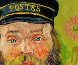 Van Gogh The Postman Portrait Print, Post-Impressionism Wall Art for Living Room 2