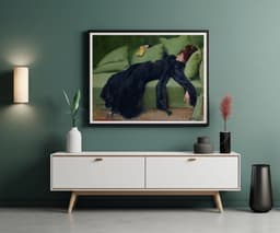 Ramon Casas Print: Decadent Woman After the Dance, Art Nouveau Print for Living Room, Housewarming gift made in the UK 4