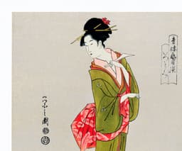 Eishi Hosoda Print, Vintage Japanese Wall Art for Living Room, Bedroom or Kitchen 5
