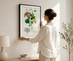 Botanical Wall Art Print, Passiflora Passion Fruit Flower, Vintage Floral Decor, Kitchen Art, Giclée 2