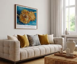 Van Gogh Wall Art Print, Sunflowers, Famous Painting for Living Room, Eclectic Home Decor 10