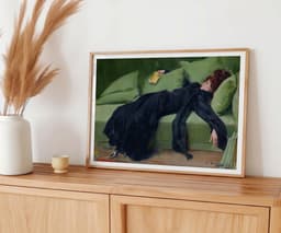 Ramon Casas Print: Decadent Woman After the Dance, Art Nouveau Print for Living Room, Housewarming gift made in the UK 8