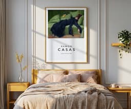 Decadent Young Woman After the Dance by Ramon Casas, Retro Art Nouveau Wall Art Print 7