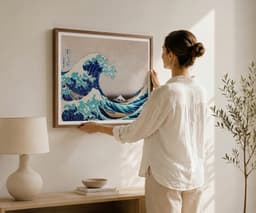 The Great Wave Print, Hokusai Japanese Wall Art, Ocean Coastal Decor, Iconic Blue Art, Ukiyo-e Fine Art, New Home Gift 2