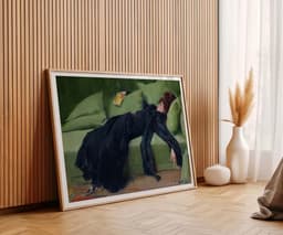 Ramon Casas Print: Decadent Woman After the Dance, Art Nouveau Print for Living Room, Housewarming gift made in the UK 5