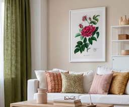 Vintage Wall Art Print, Red Rose Botanical Flower, Cottage Core, Floral Lovers Gift 10