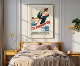 Vintage Movie Wall Art Print, It's a Wonderful Life, Classic Decor, Living Room Art, Fine Art Print Poster 10