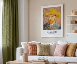 Van Gogh Wall Art Print, Self-Portrait with Straw Hat 1887, Post-Impressionist Portrait Decor, Iconic Fine Art, Giclée Fine Art Print 9