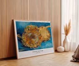 Van Gogh Wall Art Print, Sunflowers, Famous Painting for Living Room, Eclectic Home Decor 7