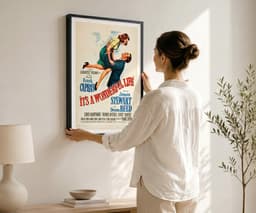 Vintage Movie Wall Art Print, It's a Wonderful Life, Classic Decor, Living Room Art, Fine Art Print Poster 2