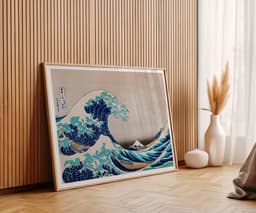 The Great Wave Print, Hokusai Japanese Wall Art, Ocean Coastal Decor, Iconic Blue Art, Ukiyo-e Fine Art, New Home Gift 5