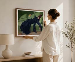 Ramon Casas Print: Decadent Woman After the Dance, Art Nouveau Print for Living Room, Housewarming gift made in the UK 2