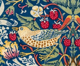 William Morris Wall Art Print, Strawberry Thief, Botanical wall art, Vintage Pattern Art, Maximalist Decor, Giclée Print 3