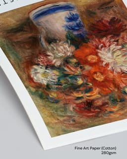 Floral Wall Art Print, Bouquet by Auguste Renoir 1919, Impressionist Flower Decor, Living Room Art, Romantic Decor, Giclée Fine Art Print 4
