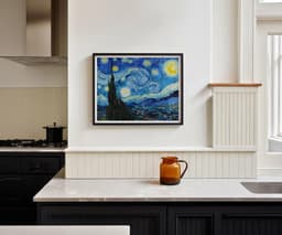 Starry Night Van Gogh Print Wall Art, Blue Sky Stars Decor, Iconic Fine Art, Giclée 9