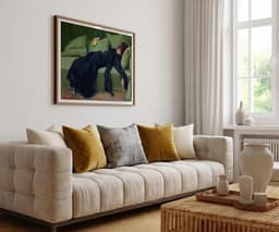 Ramon Casas Print: Decadent Woman After the Dance, Art Nouveau Print for Living Room, Housewarming gift made in the UK 7