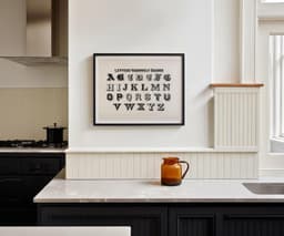 Typography Print Alphabet by Hermann Esser, Vintage Calligraphy Wall Art, Landscape Poster 10