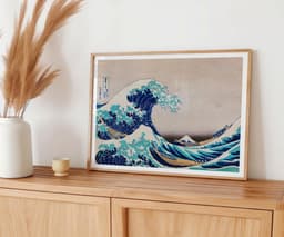 The Great Wave Print, Hokusai Japanese Wall Art, Ocean Coastal Decor, Iconic Blue Art, Ukiyo-e Fine Art, New Home Gift 8