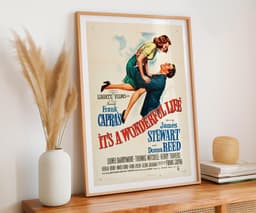 Vintage Movie Wall Art Print, It's a Wonderful Life, Classic Decor, Living Room Art, Fine Art Print Poster 6