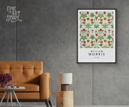 William Morris Wall Art Print, Daisy Pattern 1862, Arts and Crafts Floral Decor, Vintage Botanical Art, Cottagecore Decor, Giclée Print 6