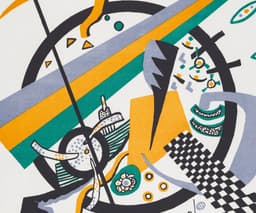 Abstract Art Print, Kandinsky Small Worlds IV 1922, Bauhaus Geometric Decor, Colourful Modern Home Decor, Housewarming Gift 2