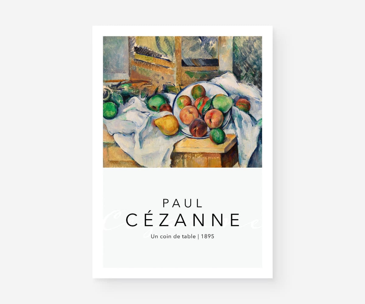 Paul Cézanne Still Life Print, Impressionist Exhibition Poster, Dining Room Wall Art