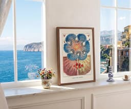 Ocean Wall Art Print, Barrier Reef Anemones by William Saville-Kent, Vintage Coastal Decor, Fine Art Print 8