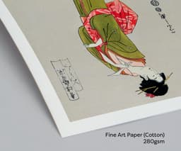 Eishi Hosoda Print, Vintage Japanese Wall Art for Living Room, Bedroom or Kitchen 3